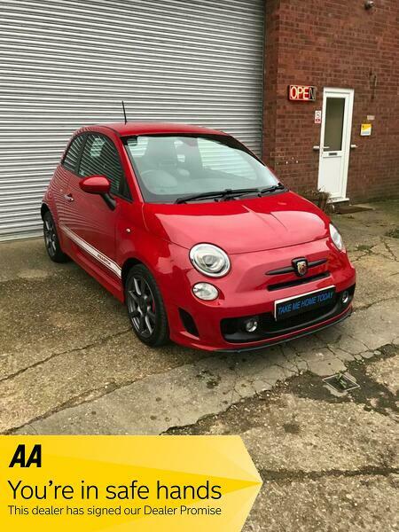 Compare Abarth 500 Hatchback YS14FTZ Red