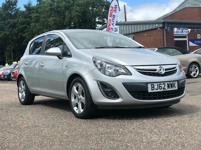Compare Vauxhall Corsa 1.2 BJ62WWK Silver