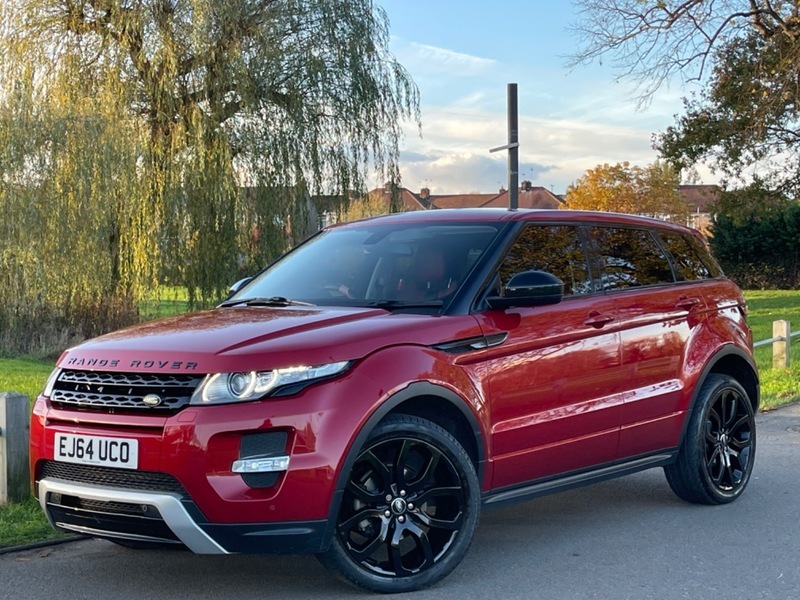 Compare Land Rover Range Rover Evoque Sd4 Dynamic EJ64UCO Red