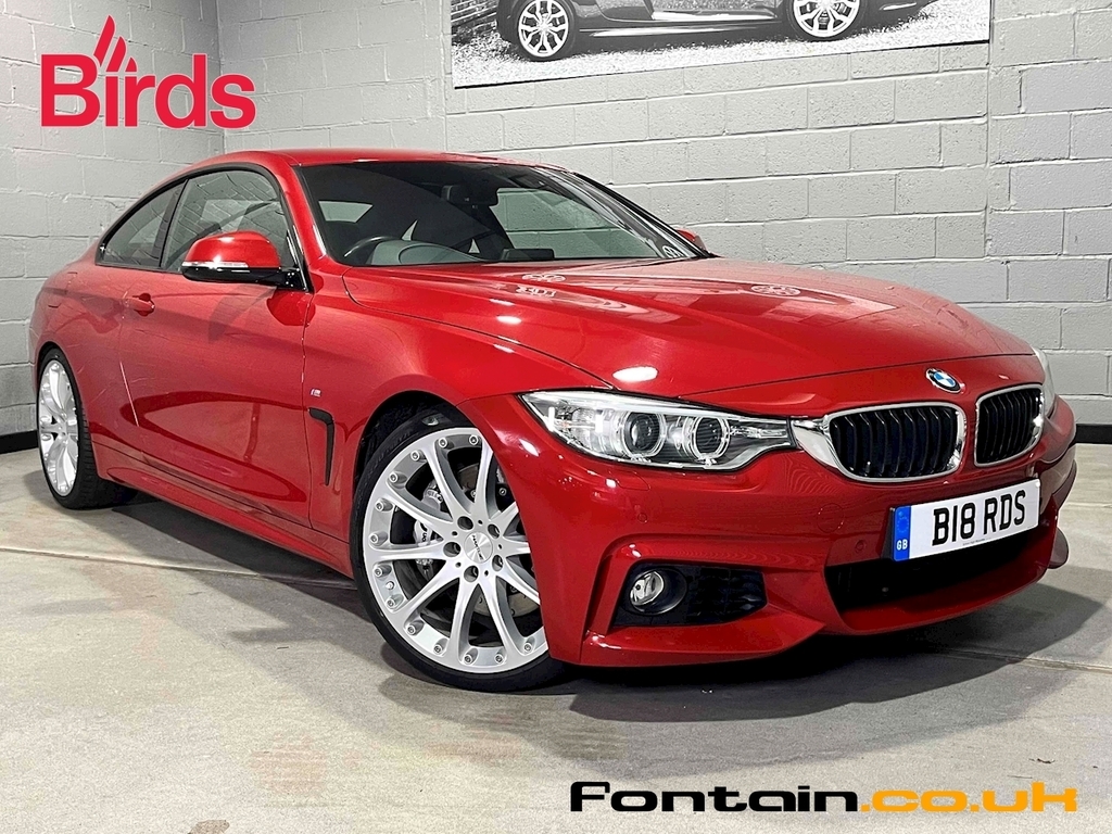 Compare BMW 4 Series 435I M Sport B18RDS Red