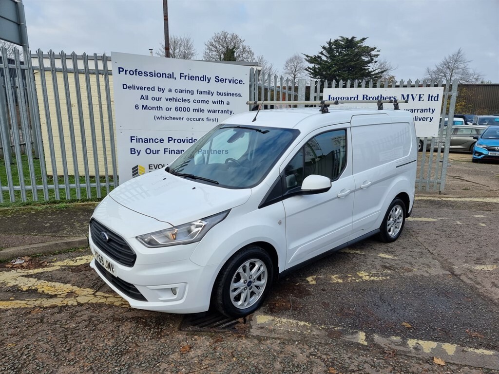 Compare Ford Transit Connect 1.5 200 Ecoblue Limited Panel Van Manua YP69JMV White