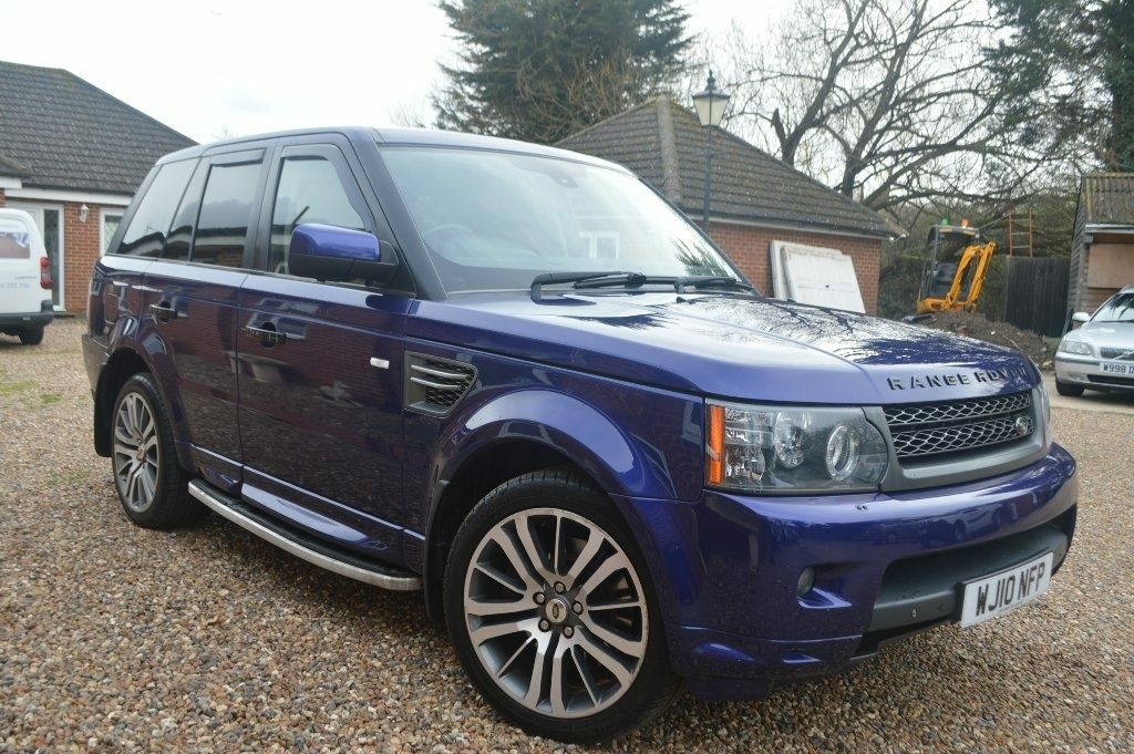 Compare Land Rover Range Rover Sport Range Rover Sport Hse Tdv6 WJ10NFP Blue