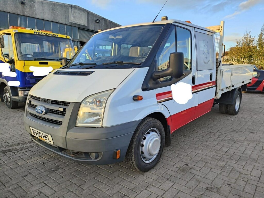 Used 2010 Ford Transit BV60HFL T350 2.4 TDCI 115 XLWB CREWCAB DROPSIDE ...