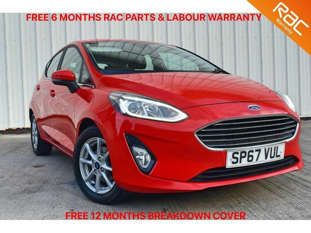 Compare Ford Fiesta 1.0T Ecoboost Zetec Euro 6 Ss SP67VUL Red