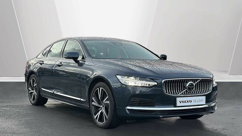 Compare Volvo S90 Recharge Plus, T8 Awd Plug-in Hybrid, ST72OXM Blue