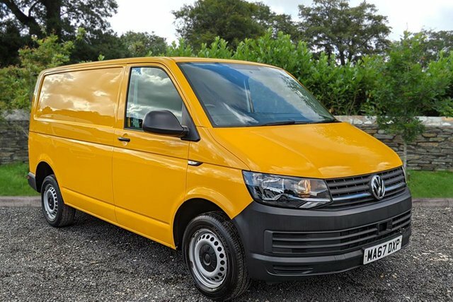 Compare Volkswagen Transporter Tdi Bluemotion 150Ps 2.0 Ltr T32 Plus Pack With Ai MV67HHC Yellow