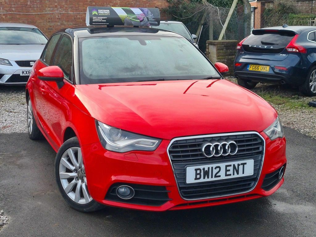 Compare Audi A1 1.4 Tfsi S Line Sportback S Tronic Euro 5 Ss BW12ENT Red