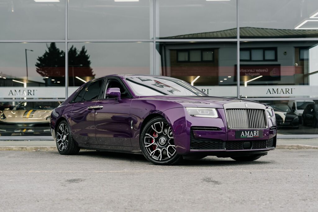 Compare Rolls-Royce Ghost Black Badge  Purple