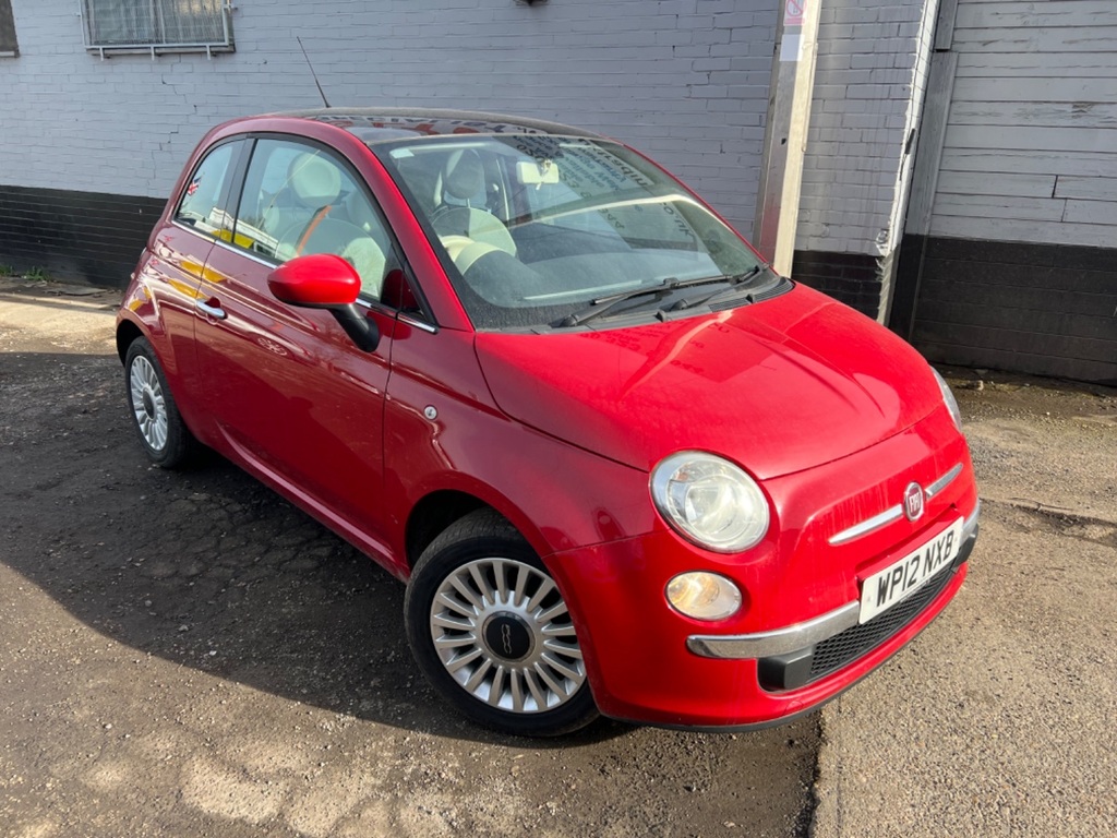 Compare Fiat 500 Hatchback WP12NXB Red
