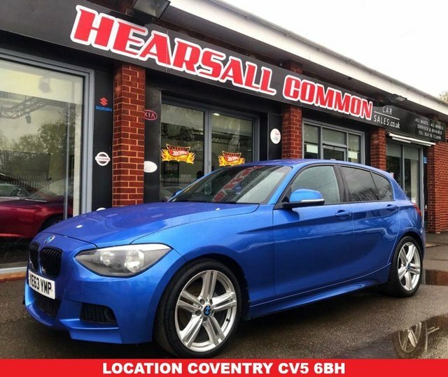 Compare BMW 1 Series 116D M Sport YE63YMP Blue