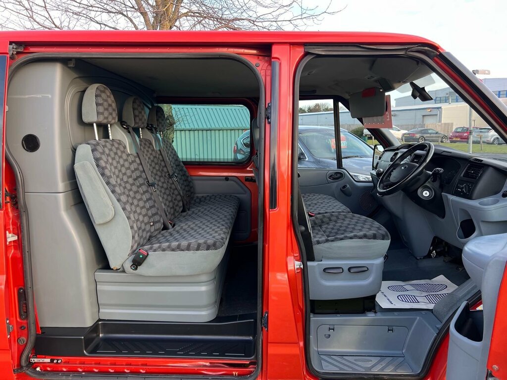 Compare Ford Transit Double Cab Van 280 Limited Lr Dcb 6 Seater 2012 SY12VOO Orange