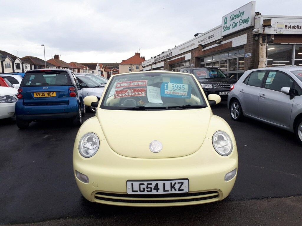 Compare Volkswagen Beetle 1.6 Convertible From 3,195 Retail Package LG54LKZ Yellow