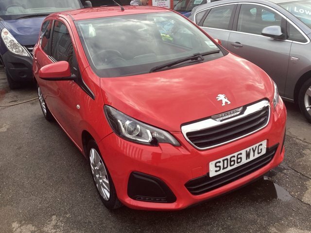 Compare Peugeot 108 1.0 Active 68 Bhp 6 Months Warranty, Free Road SD66WYG Red