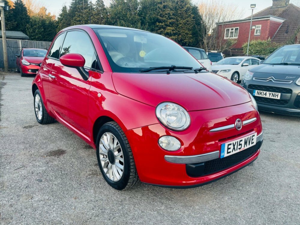 Compare Fiat 500 1.2 Lounge Euro 6 Ss EX15MVE Red