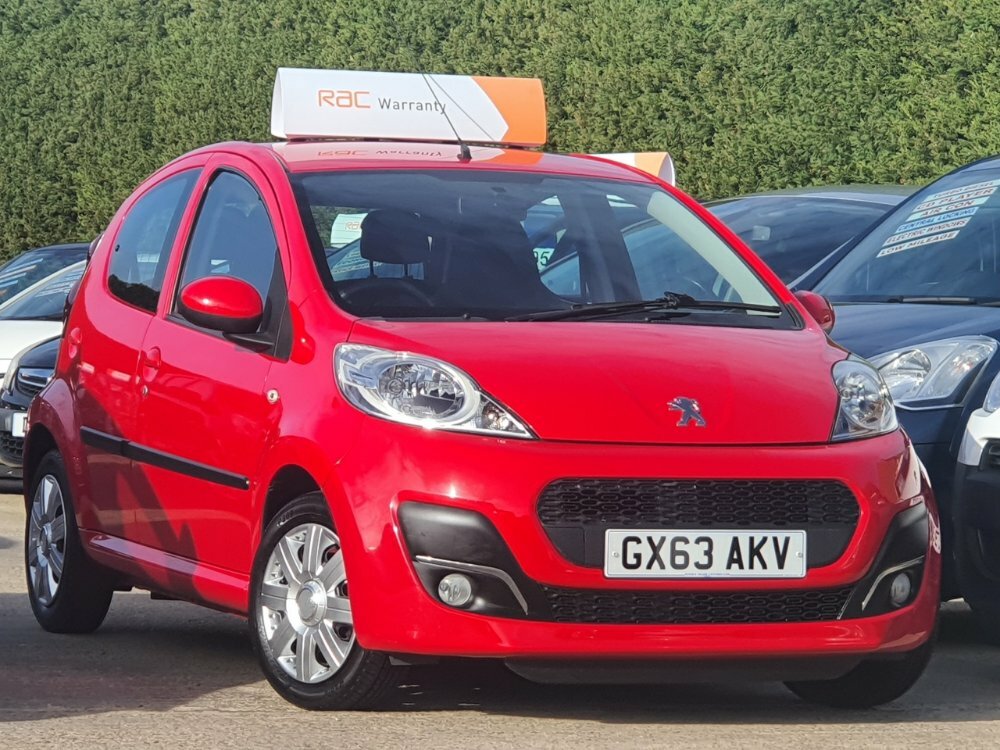 Compare Peugeot 107 107 Active GX63AKV Red