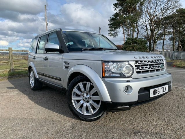 Compare Land Rover Discovery 4 3.0 4 Sdv6 Hse 255 Bhp WK61TLX Silver