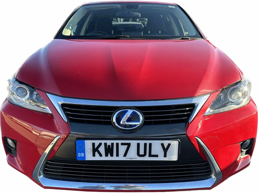 Compare Lexus CT Hatchback 1.8 200H Advance Cvt Euro 6 Ss 2 KW17ULY Red