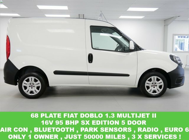 Compare Fiat Doblo 1.3 Multijet II 16V 95 Bhp Sx Edition Air Con WP68YSO White