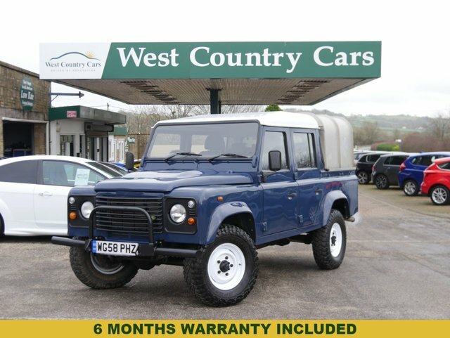 Compare Land Rover Defender 110 Defender 110 Double Cab Pick Up WG58PHZ Blue