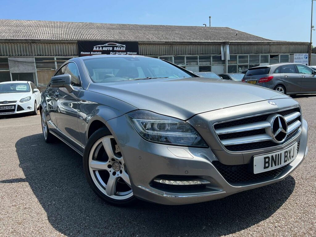 Compare Mercedes-Benz CLS Saloon 3.0 Cls350 Cdi V6 Blueefficiency Coupe G-tr BN11BXJ Silver