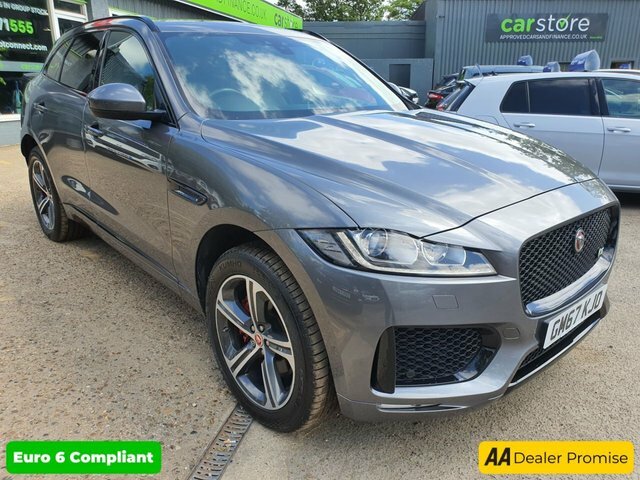 Compare Jaguar F-Pace 3.0 V6 S Awd 296 Bhp In Grey With 43,950 Miles GM67KJO Grey