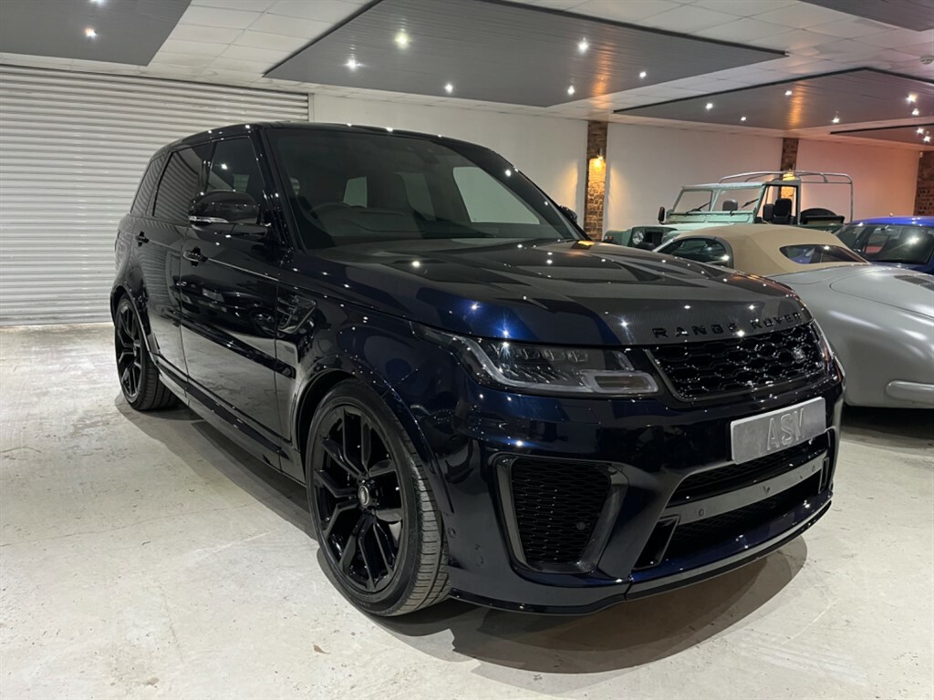 Compare Land Rover Range Rover Sport Svr Carbon Edition  Blue