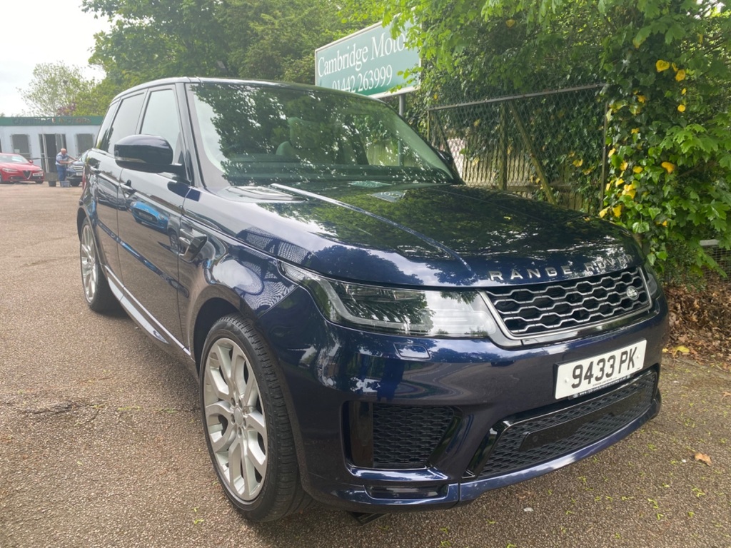 Compare Land Rover Range Rover Sport Estate Sdv6 Hse Dynamic 201919  Blue