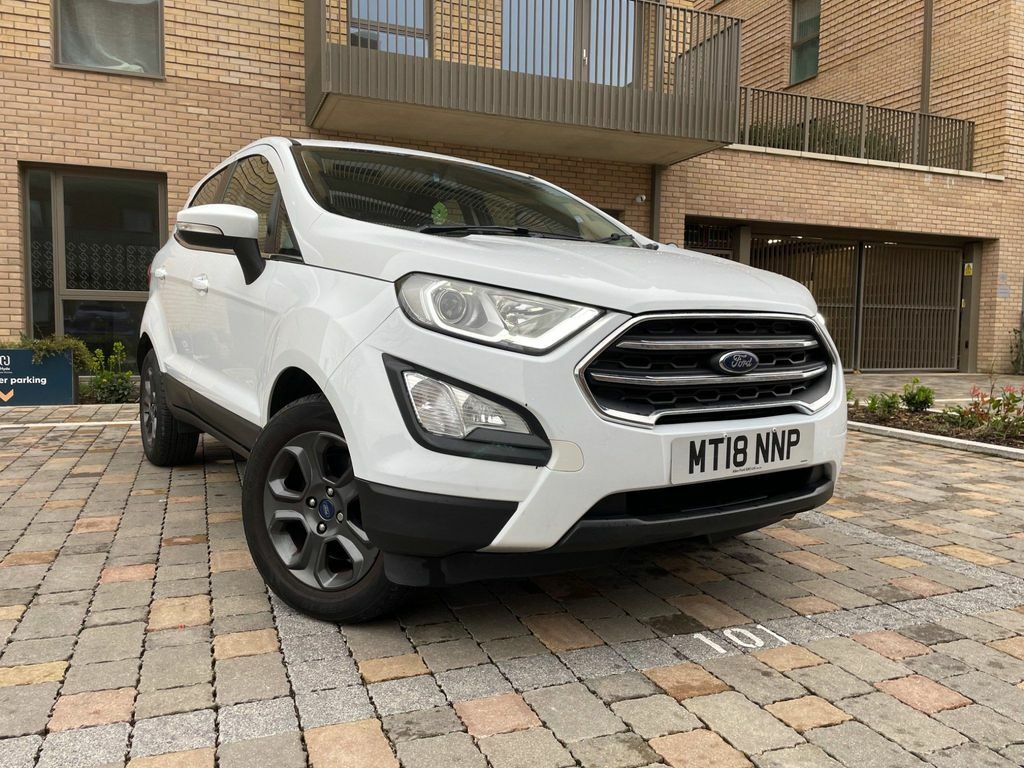 Compare Ford Ecosport 1.0T Ecoboost Zetec Euro 6 Ss MT18NNP White