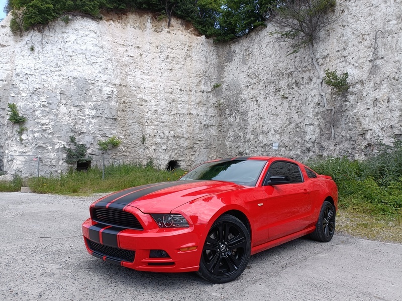 Compare Ford Mustang 3.7L V6 Premium Lhd LF62FRK Red