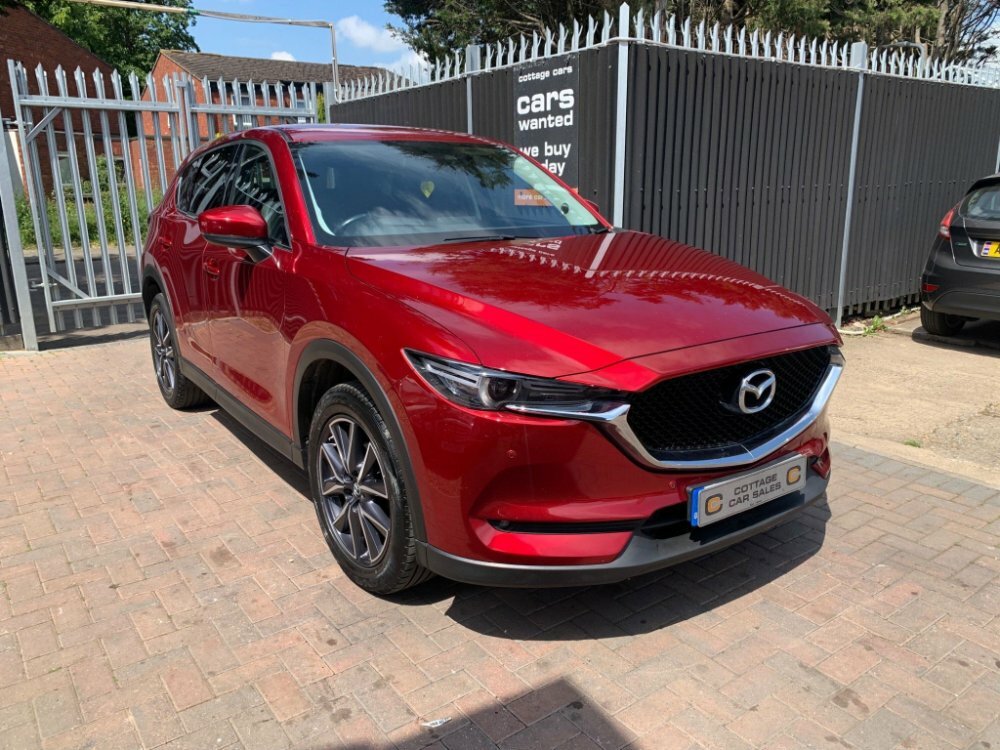 Compare Mazda CX-5 2.2 Skyactiv-d Sport Nav Euro 6 Ss OW18AAY Red