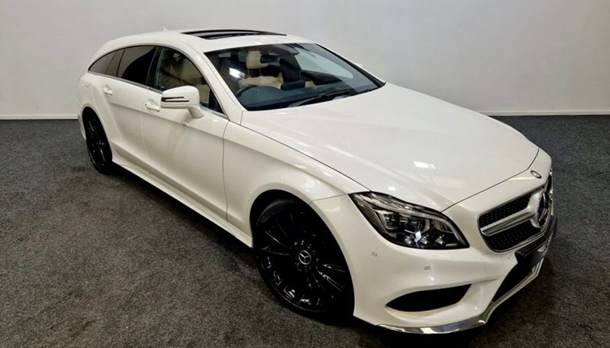 Compare Mercedes-Benz CLS 201666 Mercedes Cls220d Amg Line Premium Shooting  White