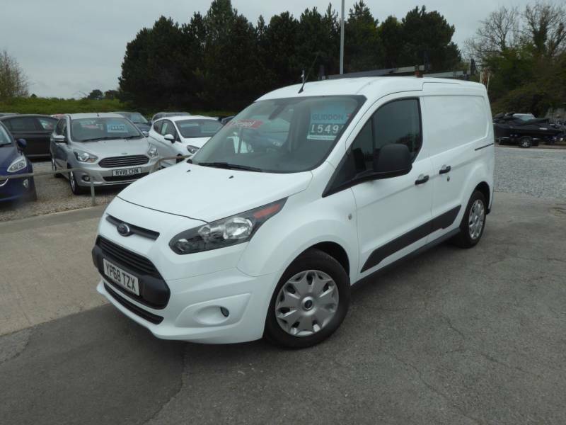 Compare Ford Transit Connect 1.5 Tdci Trend 100 Ps 1 Owner From New YP68TZX White