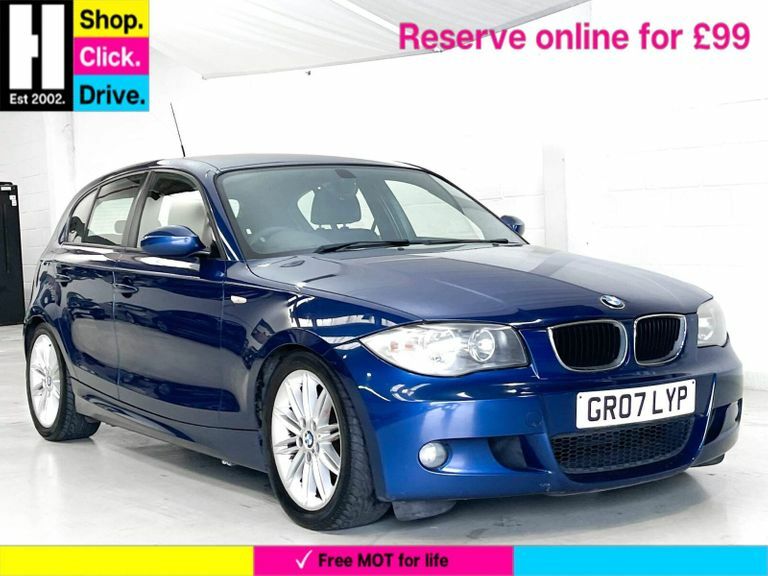 Compare BMW 1 Series 2.0 118D M Sport Euro 4 GR07LYP Blue