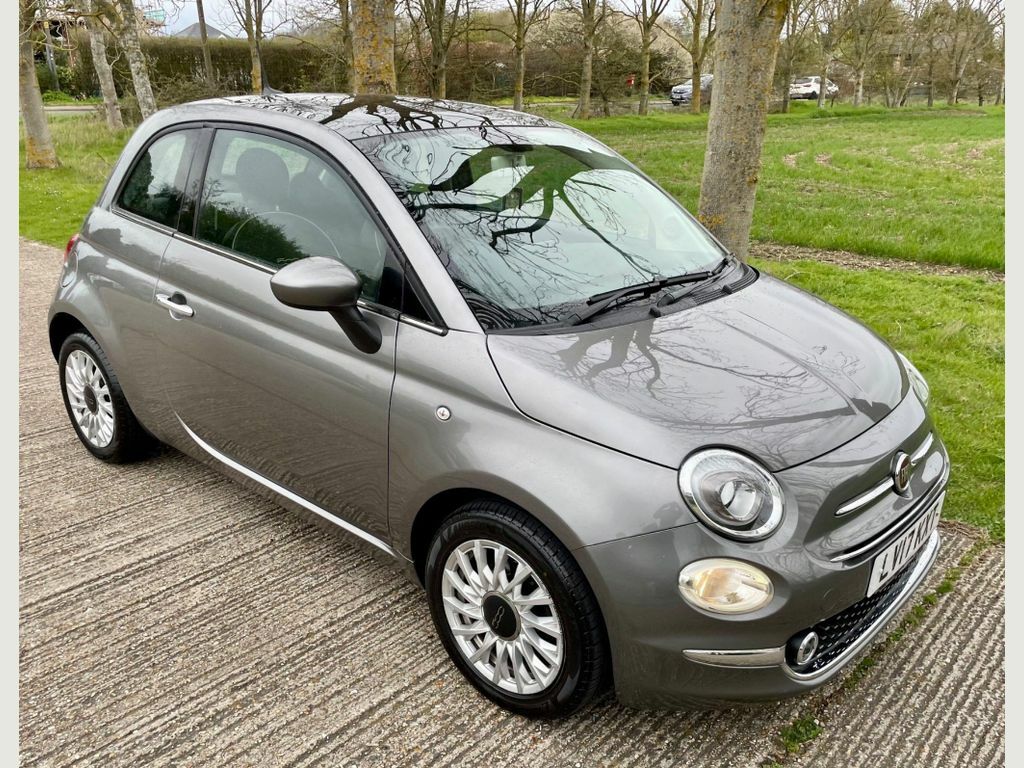 Compare Fiat 500 1.2 Lounge Euro 6 Ss LV17KXT Grey