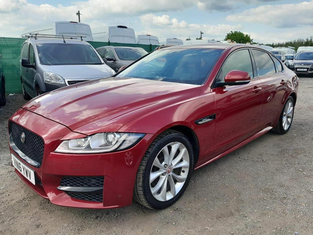 Compare Jaguar XF 2.0D R-sport Euro 6 Ss VN16YWV Red