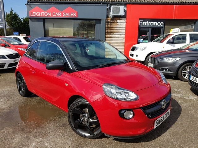 Compare Vauxhall Adam Hatchback SW63OOX Red