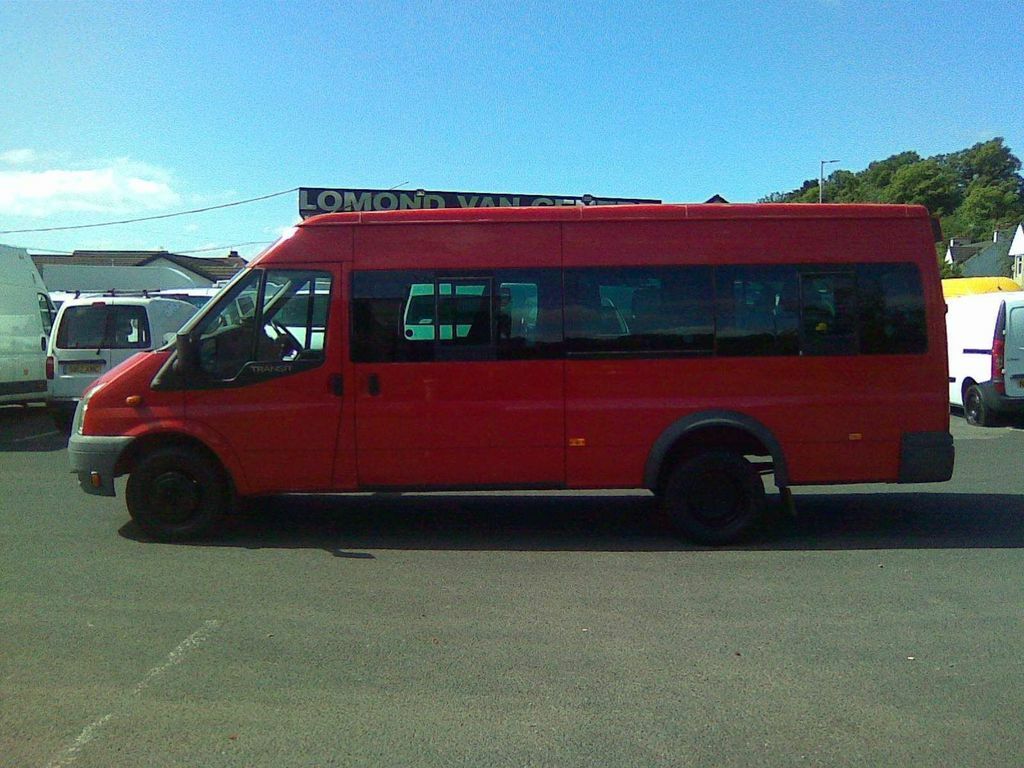Compare Ford Transit 2.4 Tdci 430 Duratorq Medium Roof Bus El SY59YDX Red