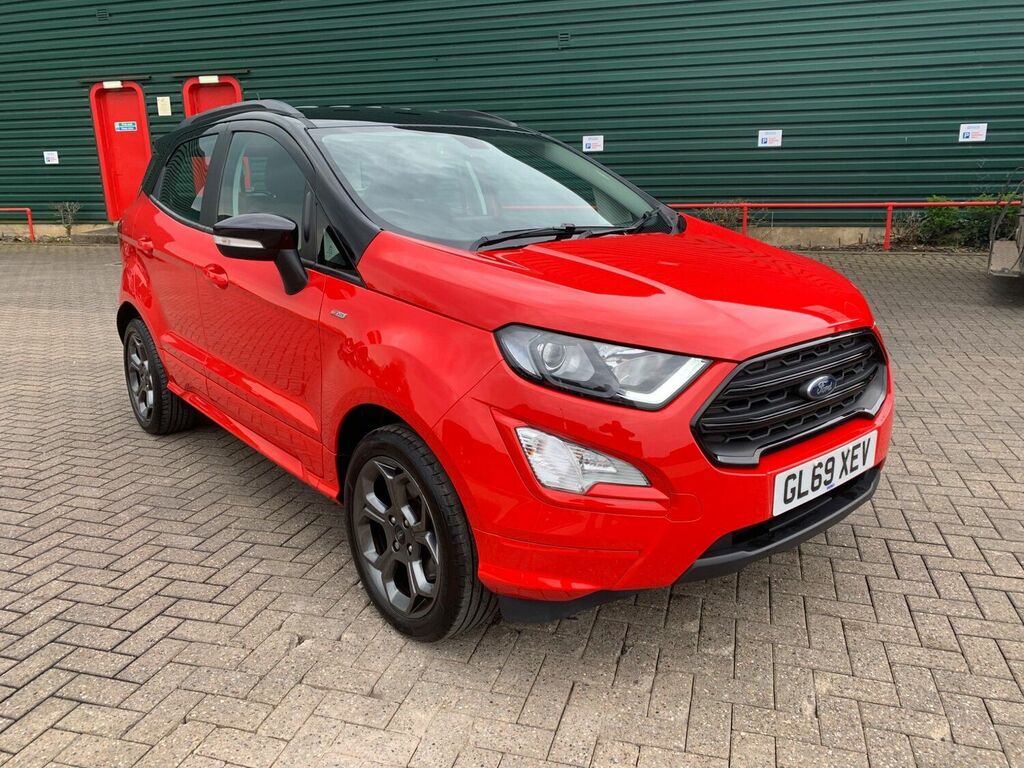 Compare Ford Ecosport Suv 1.0T Ecoboost St-line Euro 6 Ss 20196 GL69XEV Red