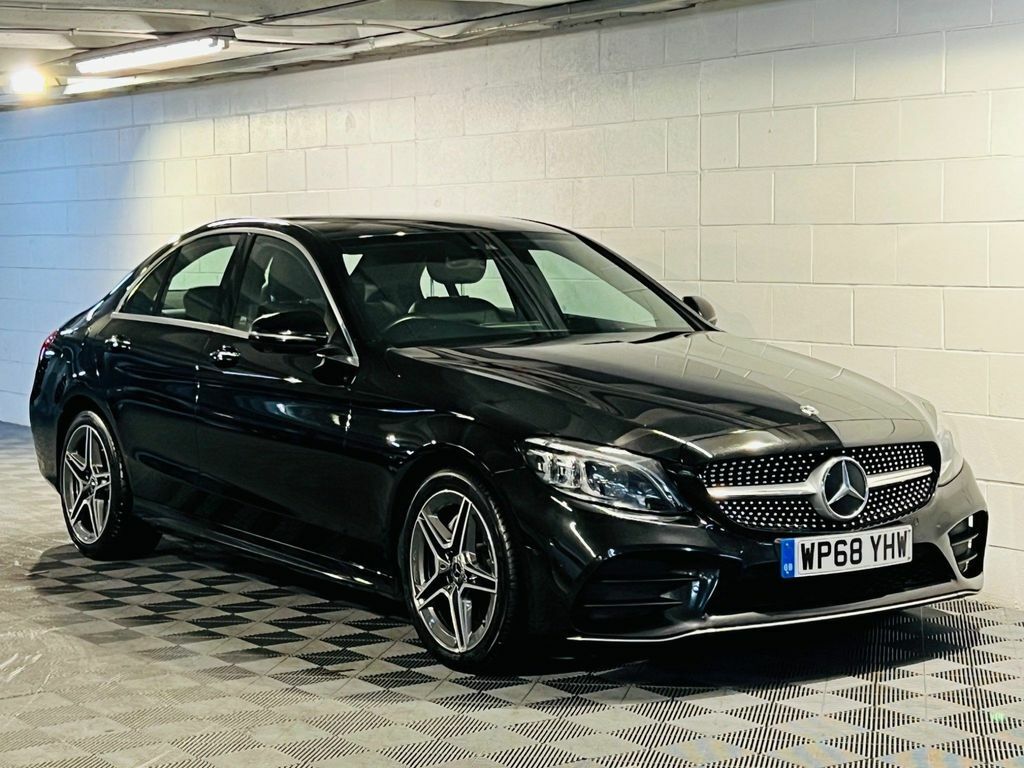 Compare Mercedes-Benz C Class 2.0 C220d Amg Line Premium G-tronic Euro 6 Ss WP68YHW Black
