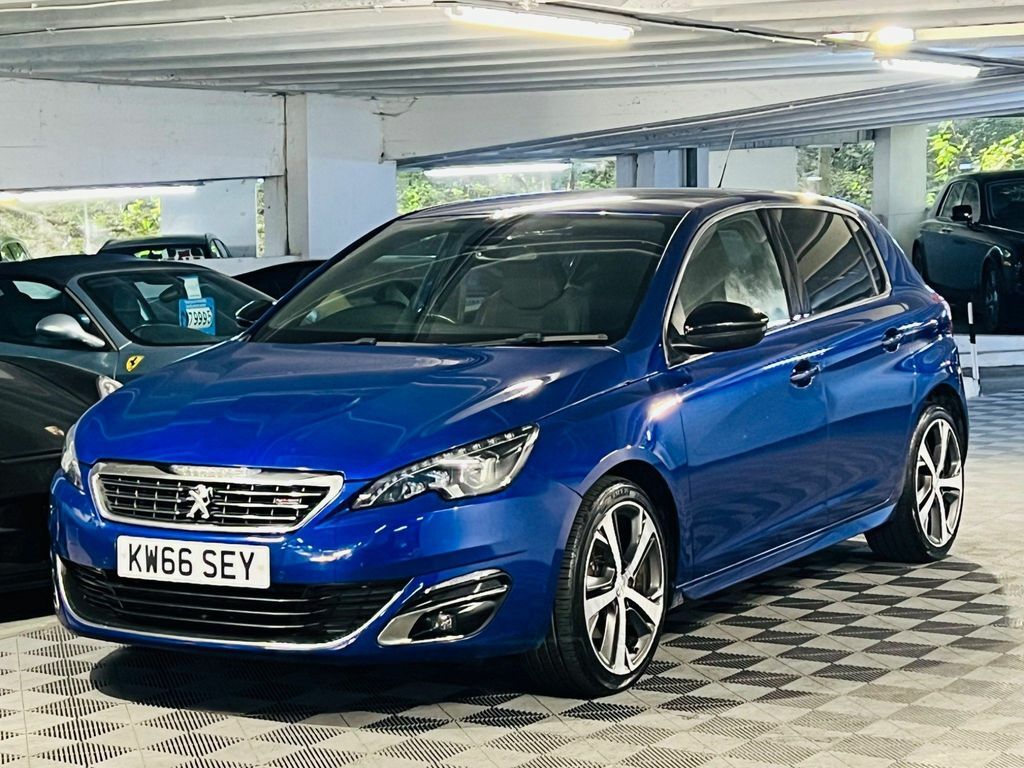 Compare Peugeot 308 2.0 Bluehdi Gt Line Euro 6 Ss KW66SEY Blue