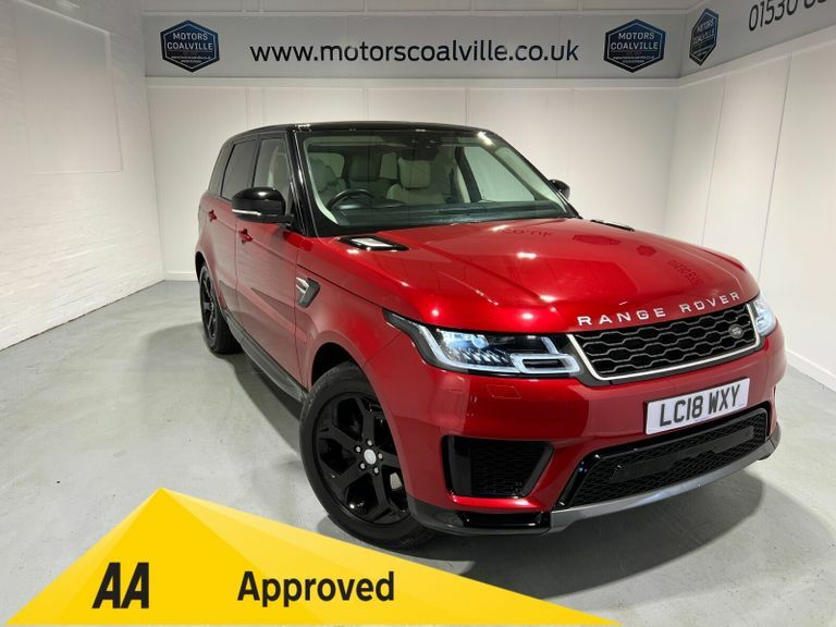 Compare Land Rover Range Rover Sport 3.0 Sdv6 306Ps Hse 4Wd 5Drpanoramic LC18WXY Red