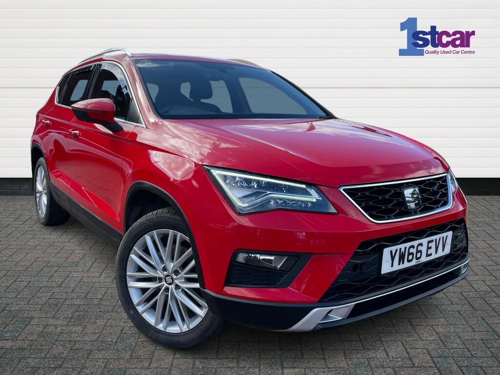 Compare Seat Ateca Xcellence Ecotsi 2017 66 YW66EVV Red