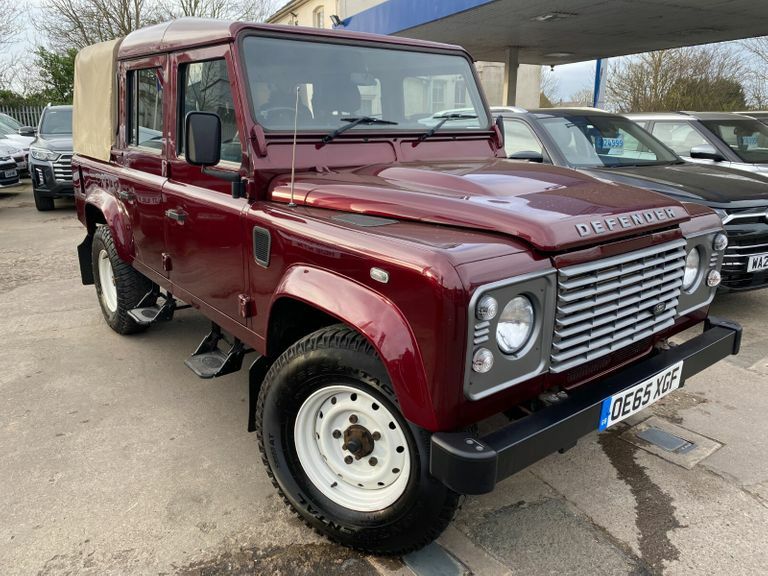 Compare Land Rover Defender County Double Cab Pickup Tdci 2.2 OE65XGF Red