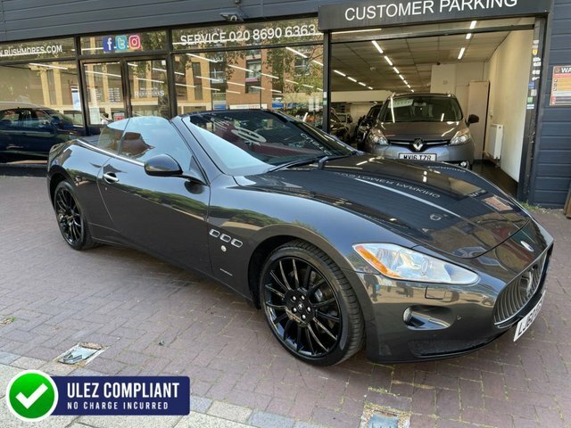Compare Maserati GranTurismo Convertible LJ60EDR Black