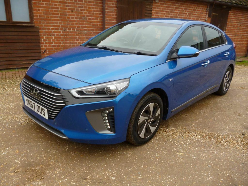 Compare Hyundai Ioniq Premium Se YN67OUS Blue