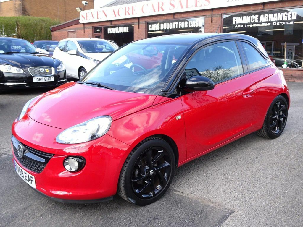 Compare Vauxhall Adam 1.2I Energised Euro 6 DV68EAP Red