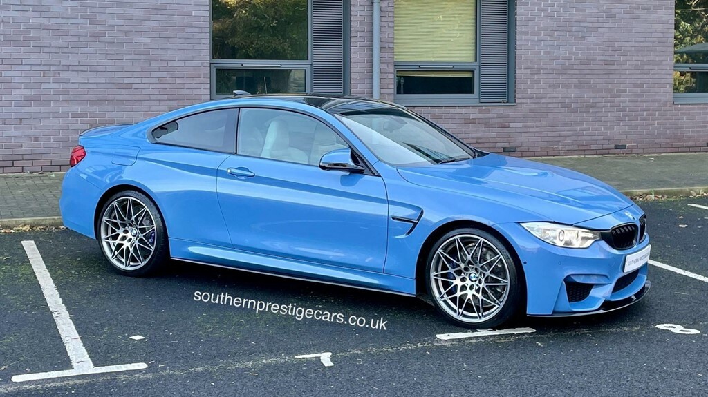 Compare BMW M4 3.0 Biturbo Dct Euro 6 Ss FH14ZRR Blue