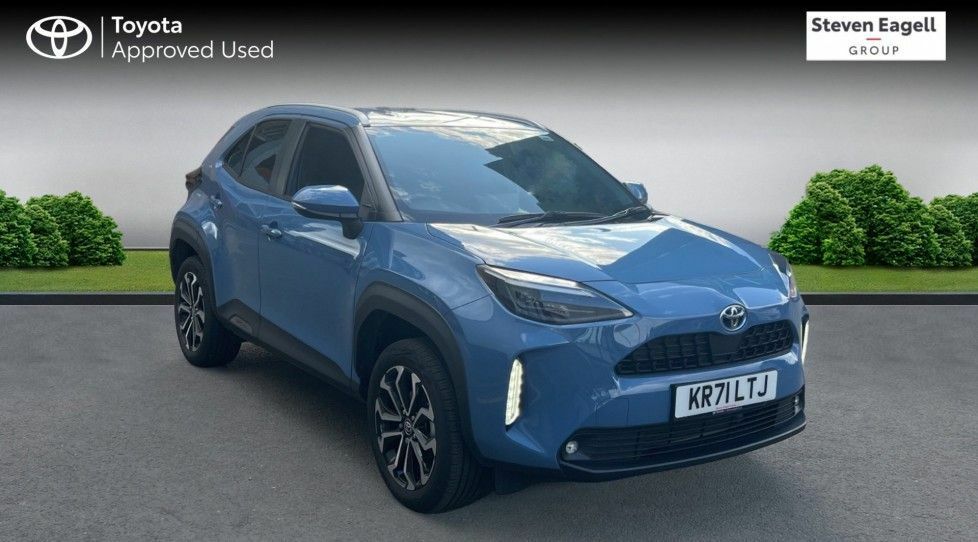 Compare Toyota Yaris Cross 1.5 Vvt-h Design E-cvt Euro 6 Ss KR71LTJ Blue
