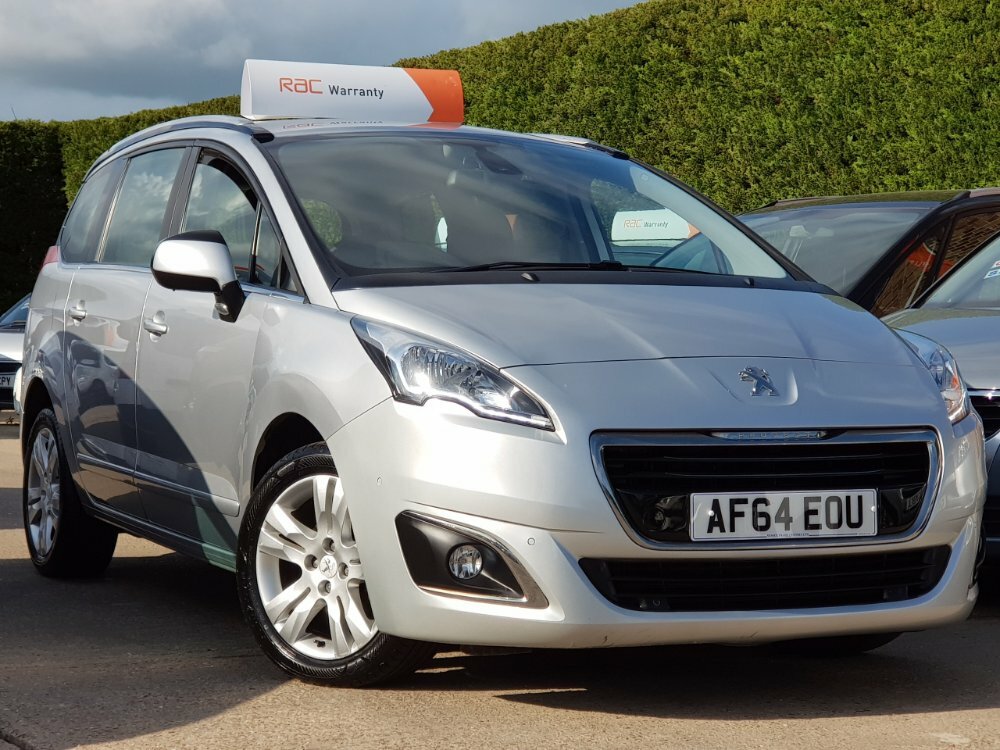 Compare Peugeot 5008 1.6 Hdi Active 7 Seater One Owner AF64EOU Silver