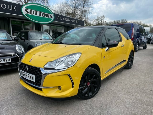 Compare DS DS 3 Puretech Performance Line Ss HG66RWW Yellow